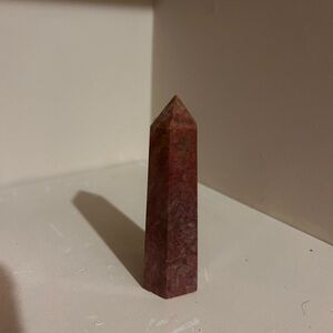 Red ocean jasper crystal point